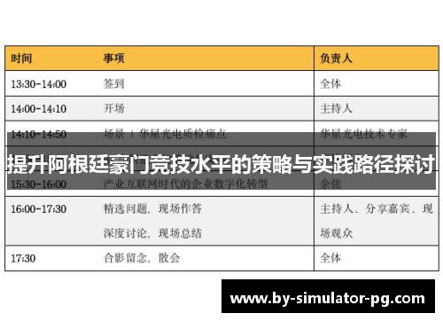 提升阿根廷豪门竞技水平的策略与实践路径探讨 提升阿根廷豪门竞技水平的策略与实践路径探讨